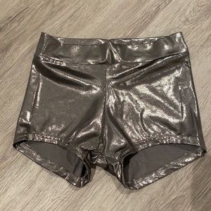 Silver Metallic Spandex